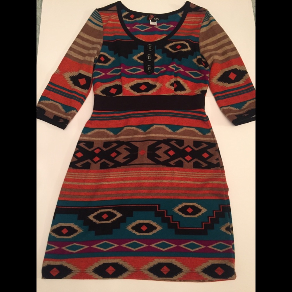 Yumi Boho Sweater dress